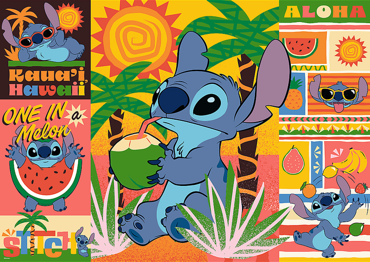 Пазли Trefl 500 елементів - Канікули зі Стічем (Disney Stitch The Movie) 74834. Фото 2
