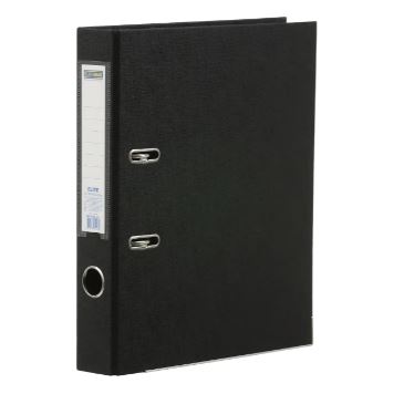 Папка-реєстратор А4 двостороння Buromax Elite 50 мм чорна BM.3002-01c