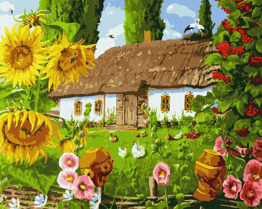 Ideyka Картина за номерами. Серцю милий край 40х50 см