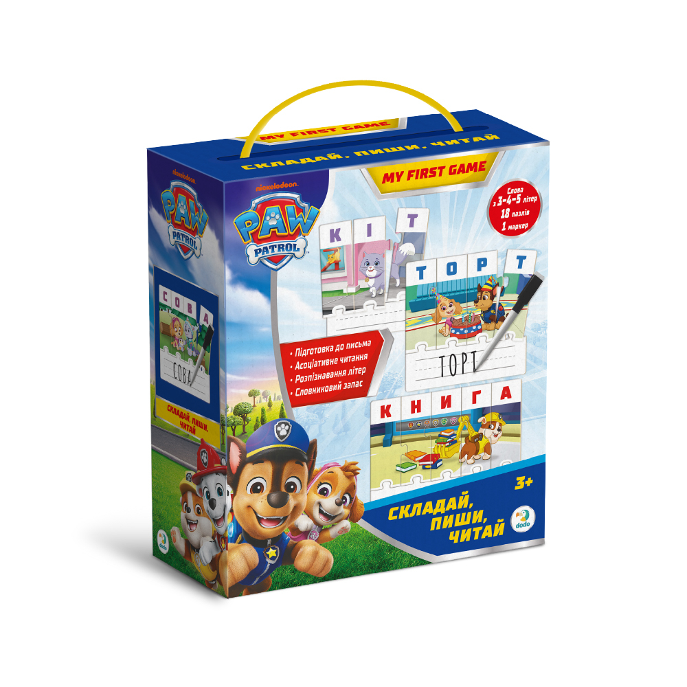 DoDo Навчальна гра Paw Patrol - Складай, пиши, читай 200622