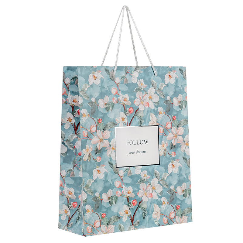 Пакет паперовий подарунковий Axent Gentle Blossom 8502-32-A, 26х32 см
