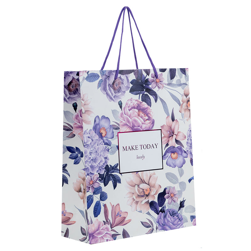 Пакет паперовий подарунковий Axent Violet Whispers 8502-33-A,26х32 см