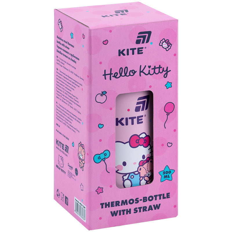Термос Kite з трубочкою 400мл Hello Kitty HK25-1261. Фото 4