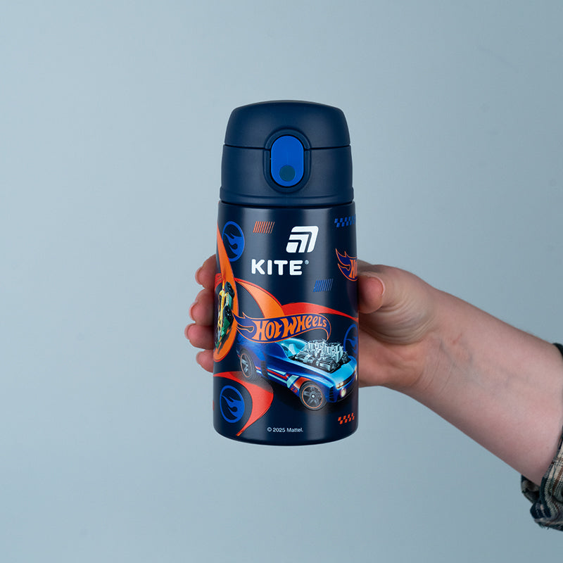 Термос Kite з трубочкою 400мл Hot Wheels HW25-1261. Фото 5