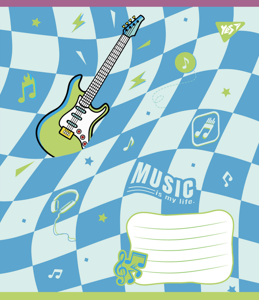 Зошит для нот Yes Music and dreams А5 12 аркушів 767434. Фото 4