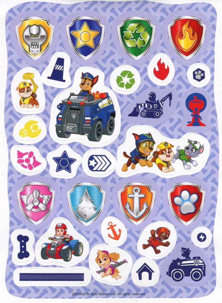 100 наклейок Перо ТМ PAW Patrol (фіолетова) 00-00038444. Фото 6
