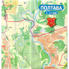 План міста Полтава м-б 1:17 000. Фото 4