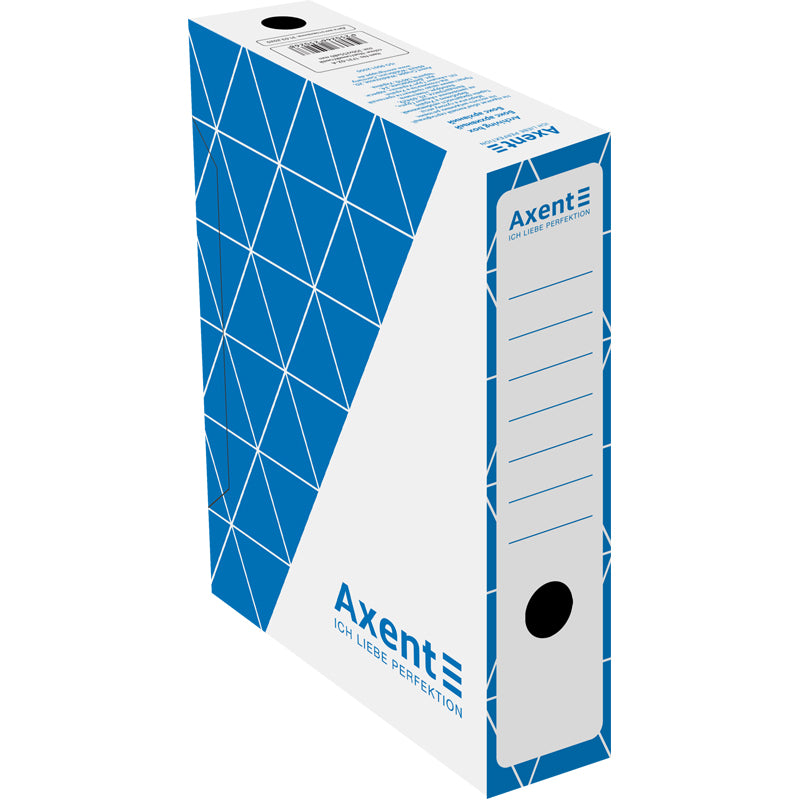 Бокс архівний Axent 80 мм синій 1731-02-A