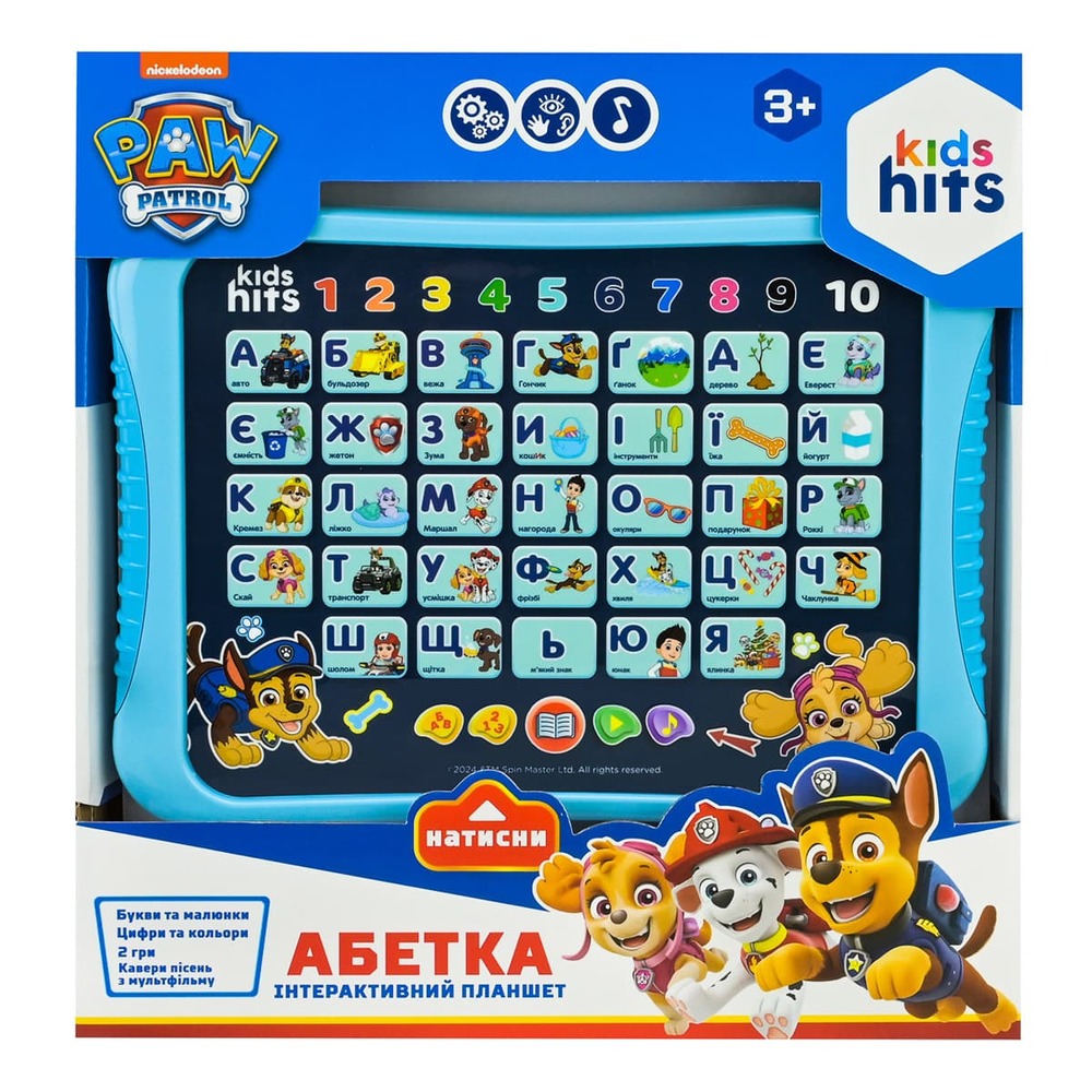 Інтерактивний планшет Kids Hits Paw Patrol Абетка KH01/014L