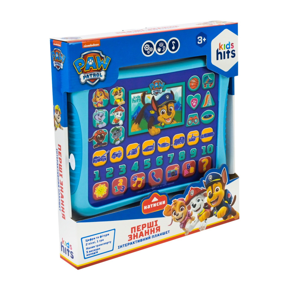 Інтерактивний планшет Kids Hits Paw Patrol Перші знання KH01/013L. Фото 3
