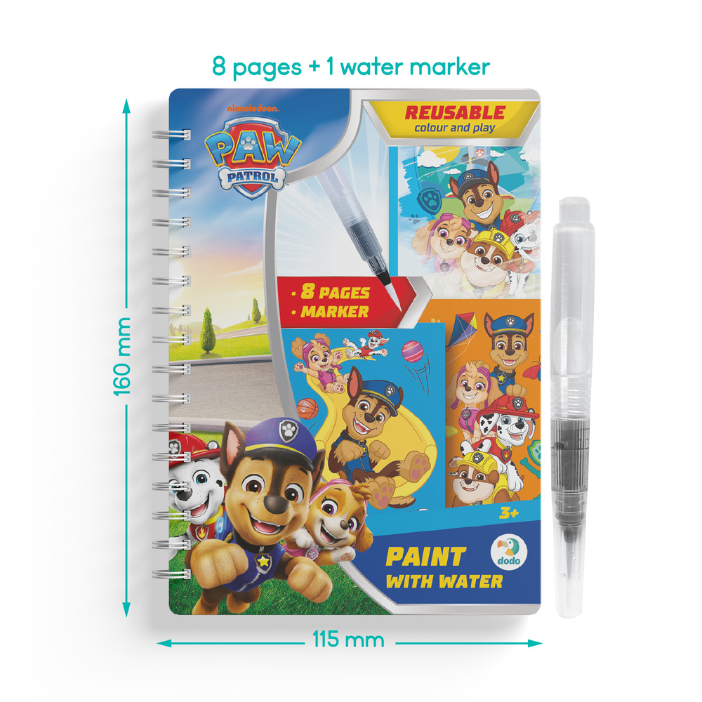 Книга Водна розмальовка Paw Patrol Вихідні. Фото 6