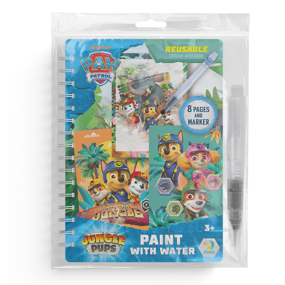 Книга Водна розмальовка Paw Patrol Джунглі
