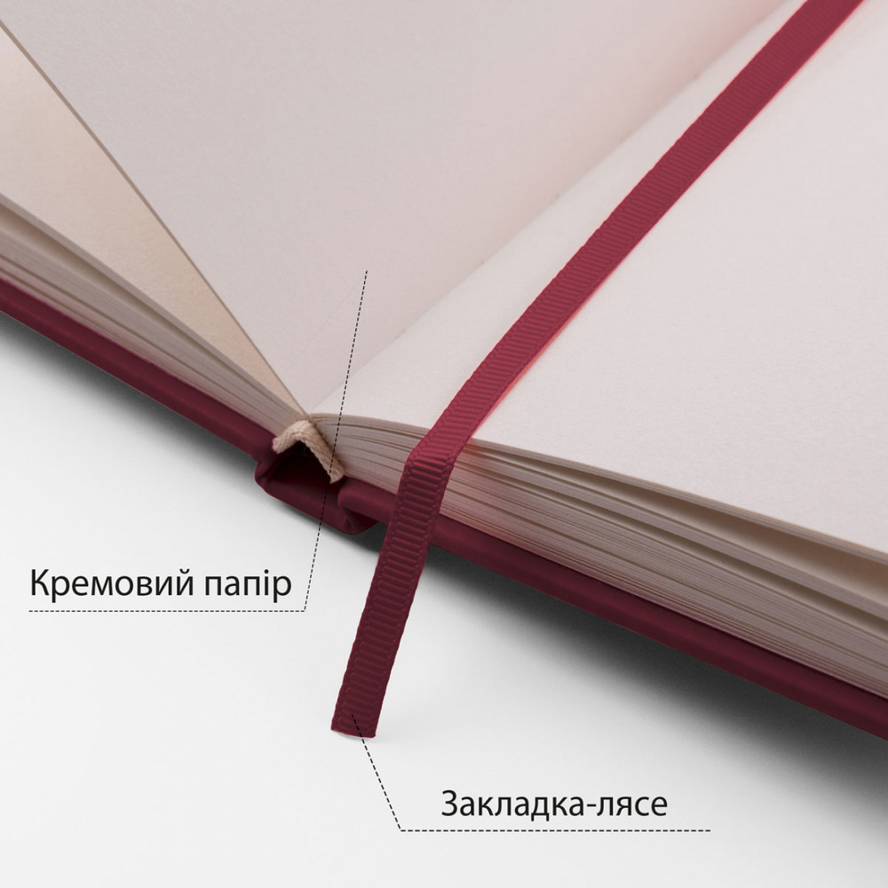Скетчбук SANTI для графіки 15х15 см 80 аркушів, тверда обкладинка сливовий 743365. Фото 3