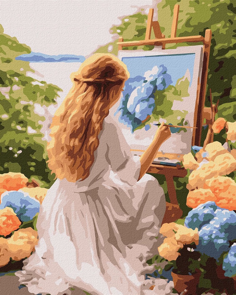 Ideyka Картина за номерами. Художниця 40х50 см