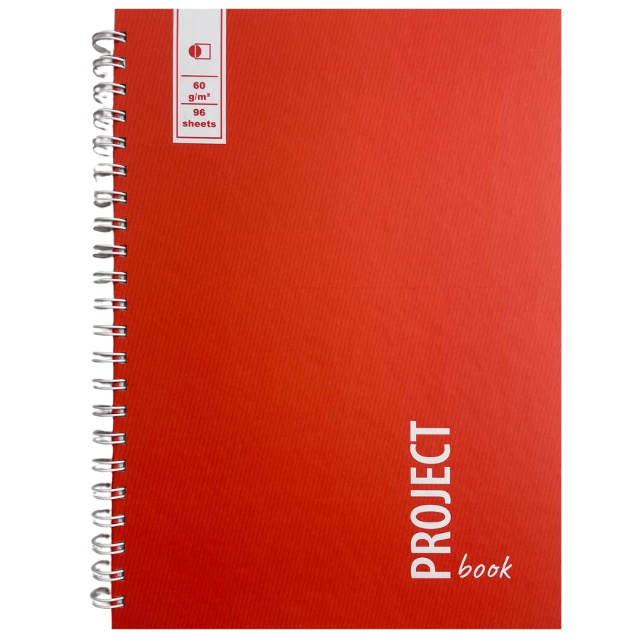 Ділова книга АртПринт А4 96 аркушів на спіралі, standard «Project book» клітинка ДК-96-А4#/Пр. Фото 3