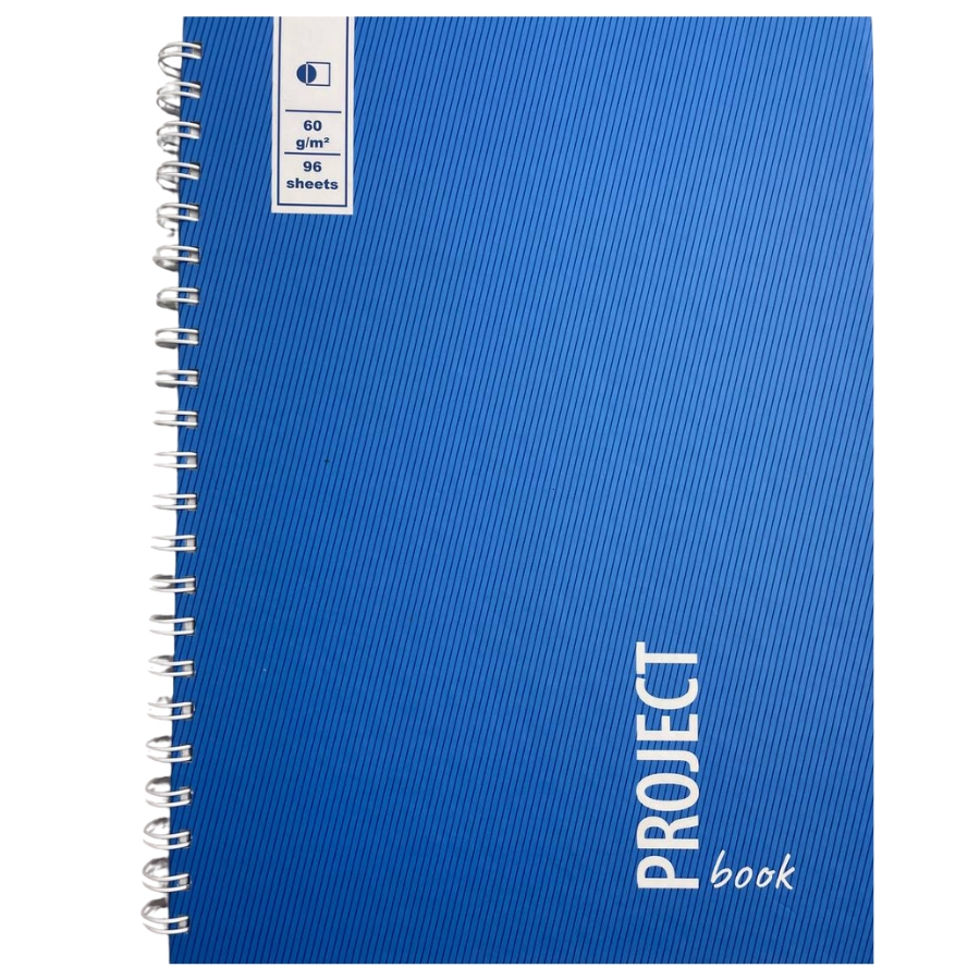 Ділова книга АртПринт А4 96 аркушів на спіралі, standard «Project book» клітинка ДК-96-А4#/Пр