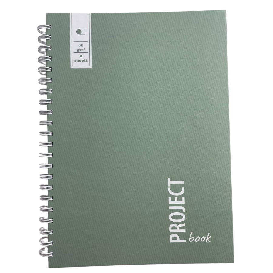 Ділова книга АртПринт А4 96 аркушів на спіралі, standard «Project book» клітинка ДК-96-А4#/Пр. Фото 4