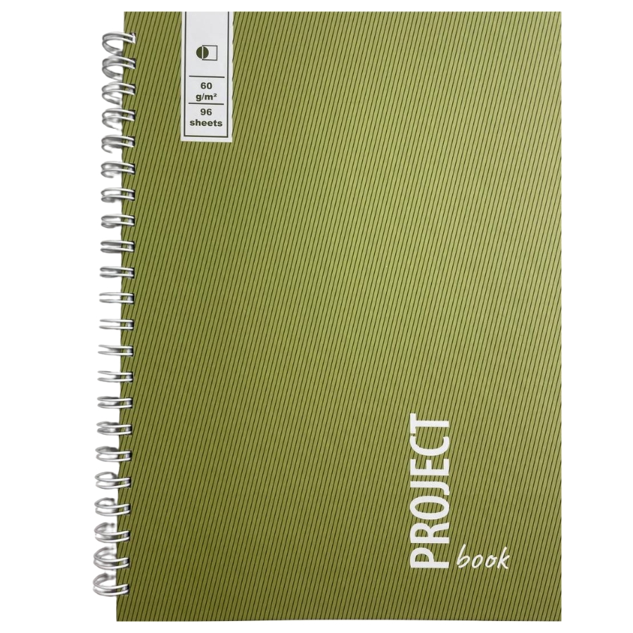 Ділова книга АртПринт А4 96 аркушів на спіралі, standard «Project book» клітинка ДК-96-А4#/Пр. Фото 2