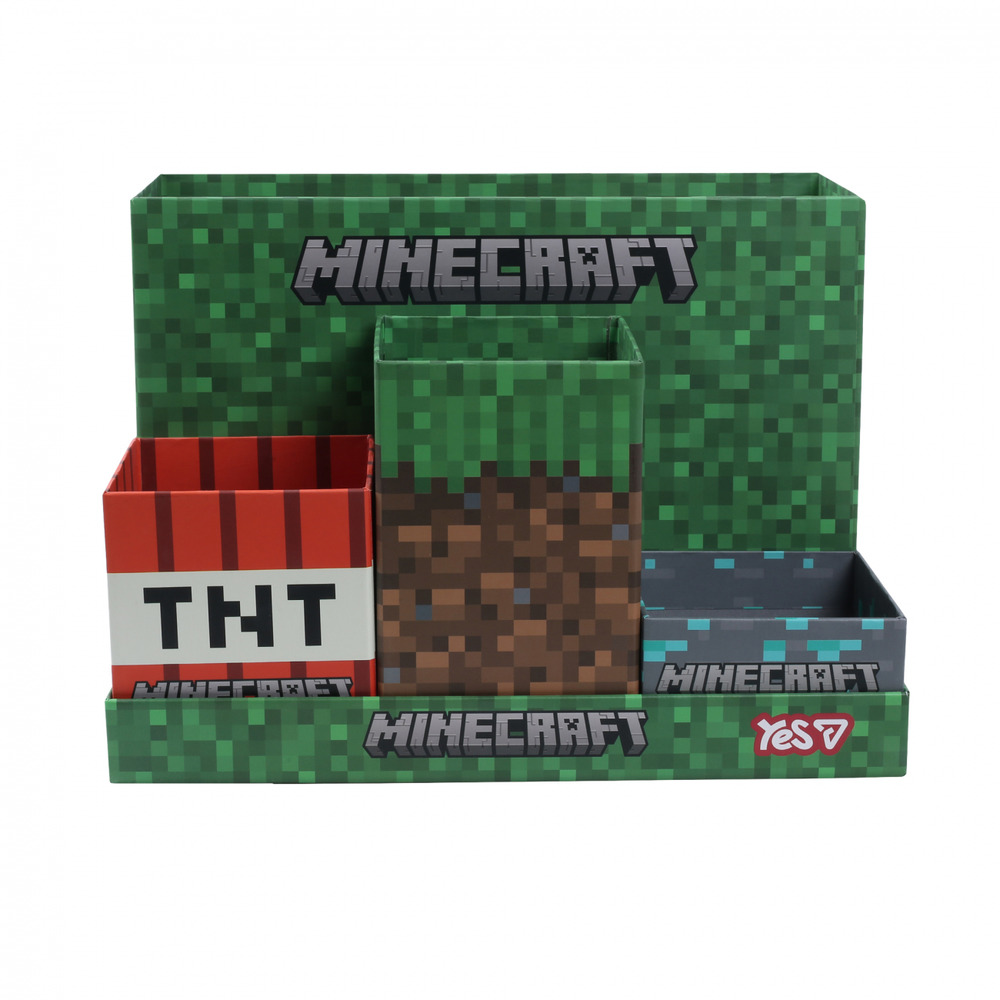 Набір органайзерів настільних Yes Minecraft 5 предметів картон 708603