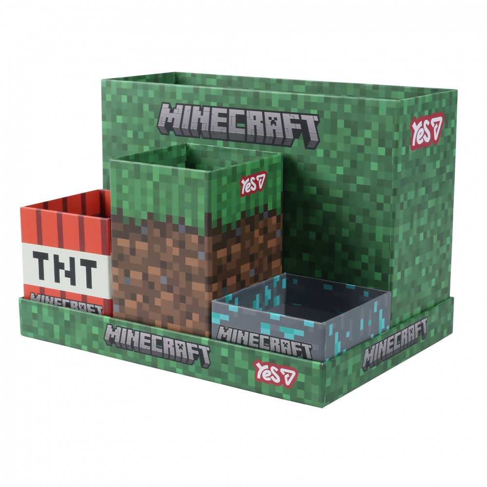 Набір органайзерів настільних Yes Minecraft 5 предметів картон 708603. Фото 2