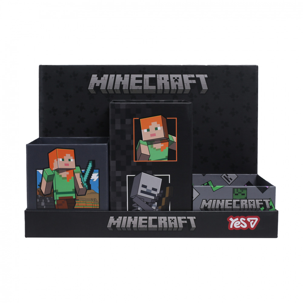 Набір органайзерів настільних Yes Minecraft 5 предметів картон 708618