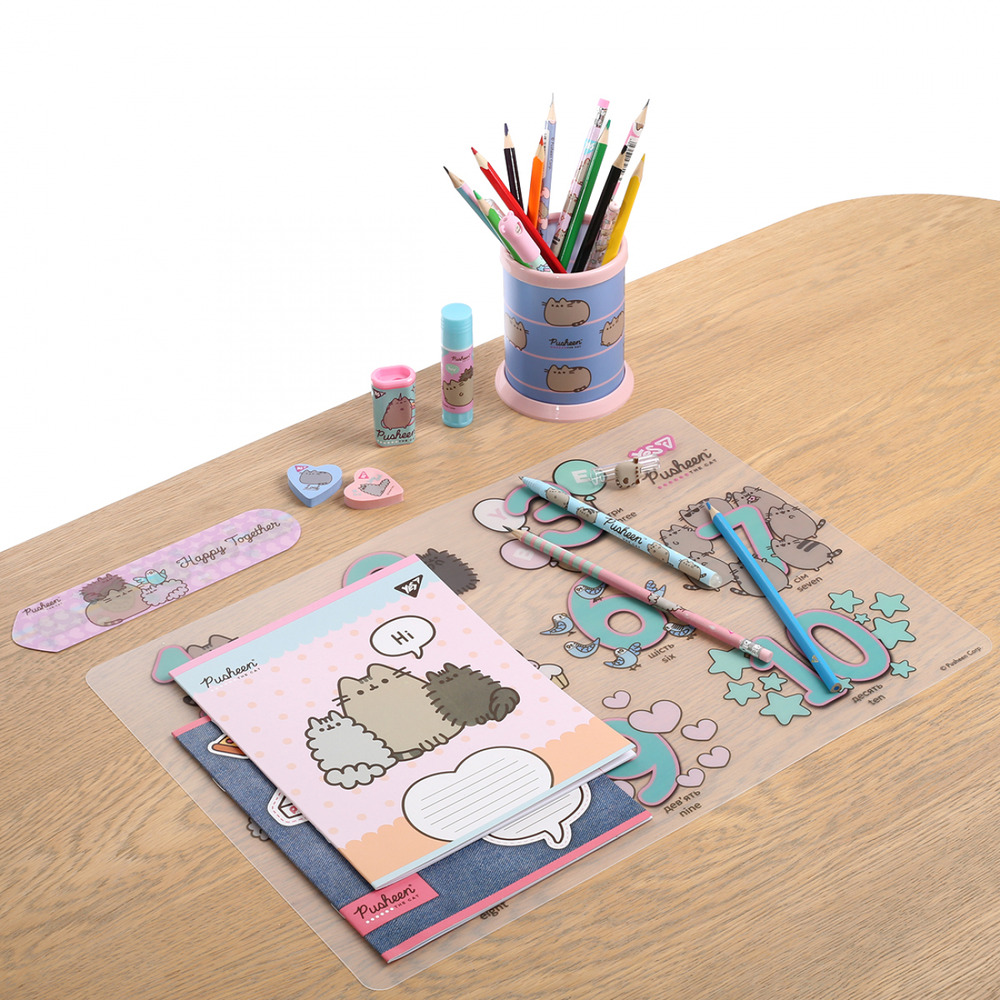 Підкладка для столу пластикова Yes Pusheen з підказками числа 42х29 см 492060. Фото 3