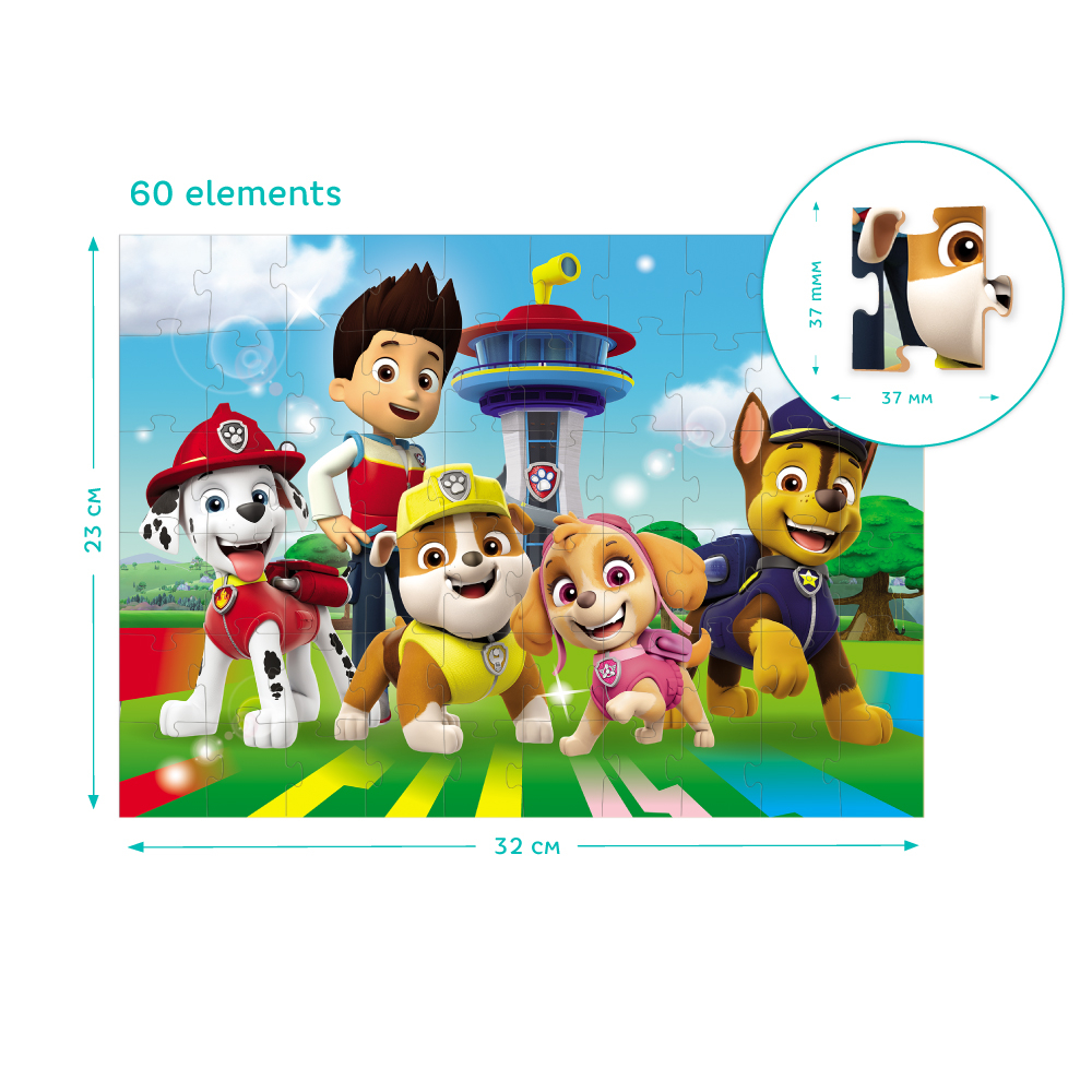 DoDo Пазл на 60 елементів «Paw Patrol», 200145. Фото 5