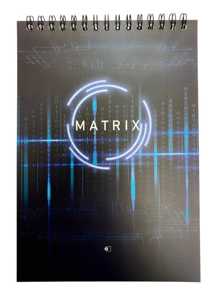 Блокнот АртПринт А5 "MATRIX", м`яка обкладинка, 48 аркушів в клітинку бл-48-А5#Пр
