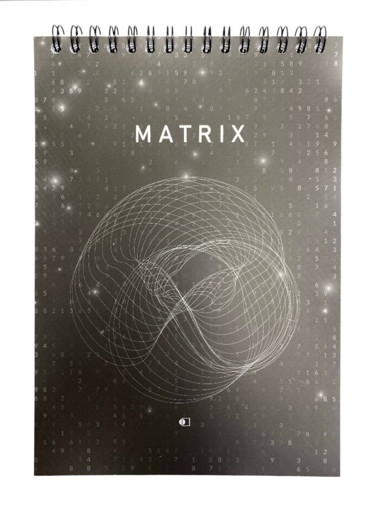 Блокнот АртПринт А5 "MATRIX", м`яка обкладинка, 48 аркушів в клітинку бл-48-А5#Пр. Фото 2