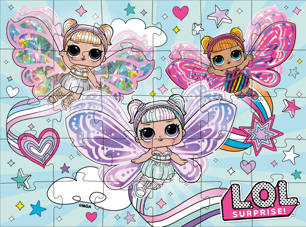 Пазли Ideyka 30 елементів - L.O.L Surprise! Fairies LP30-002