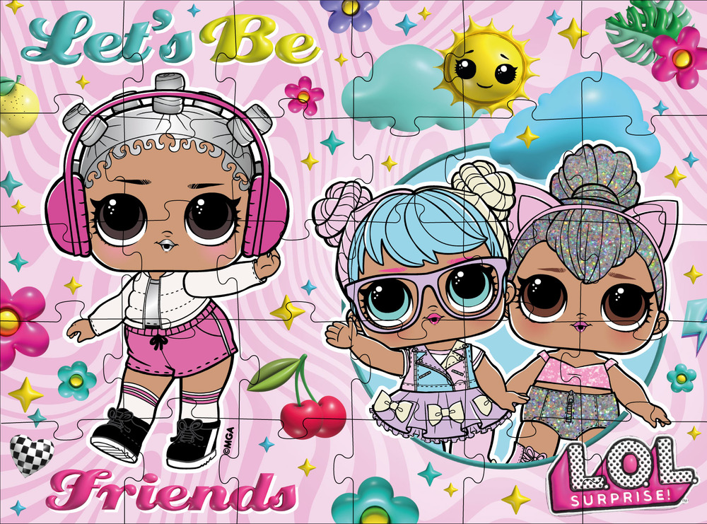 Пазли Ideyka 30 елементів - L.O.L Surprise! Lets Be Friends LP30-001