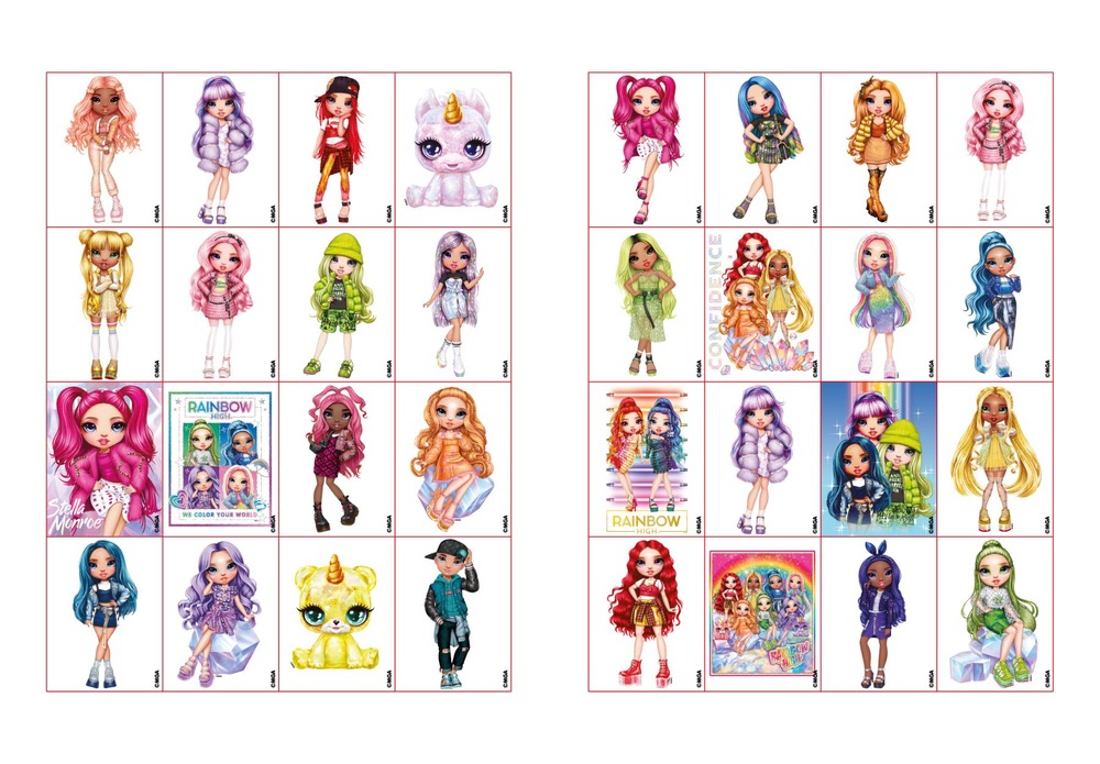 Книжка-розмальовка зі стікерами - The creative Rainbow 2. Фото 2