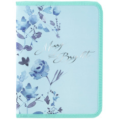 Папка Axent А5+ Flower Symphony-1 об'ємна на блискавці 1805-44-A