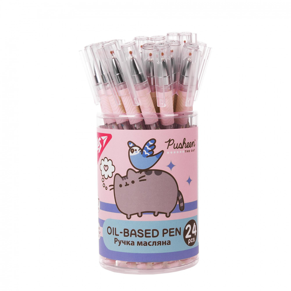 Ручка кулькова Yes Pusheen 0,7 мм синя 412263