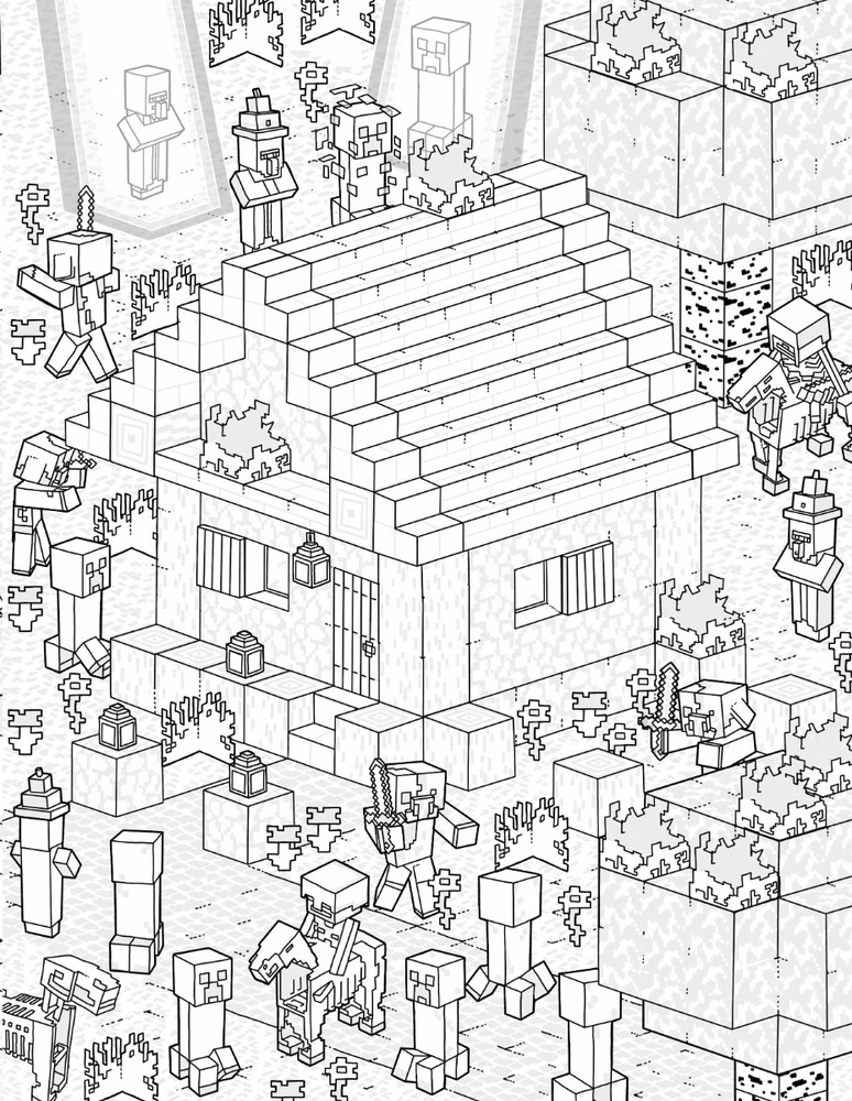 Книга Minecraft Офіційна розмальовка. Фото 14