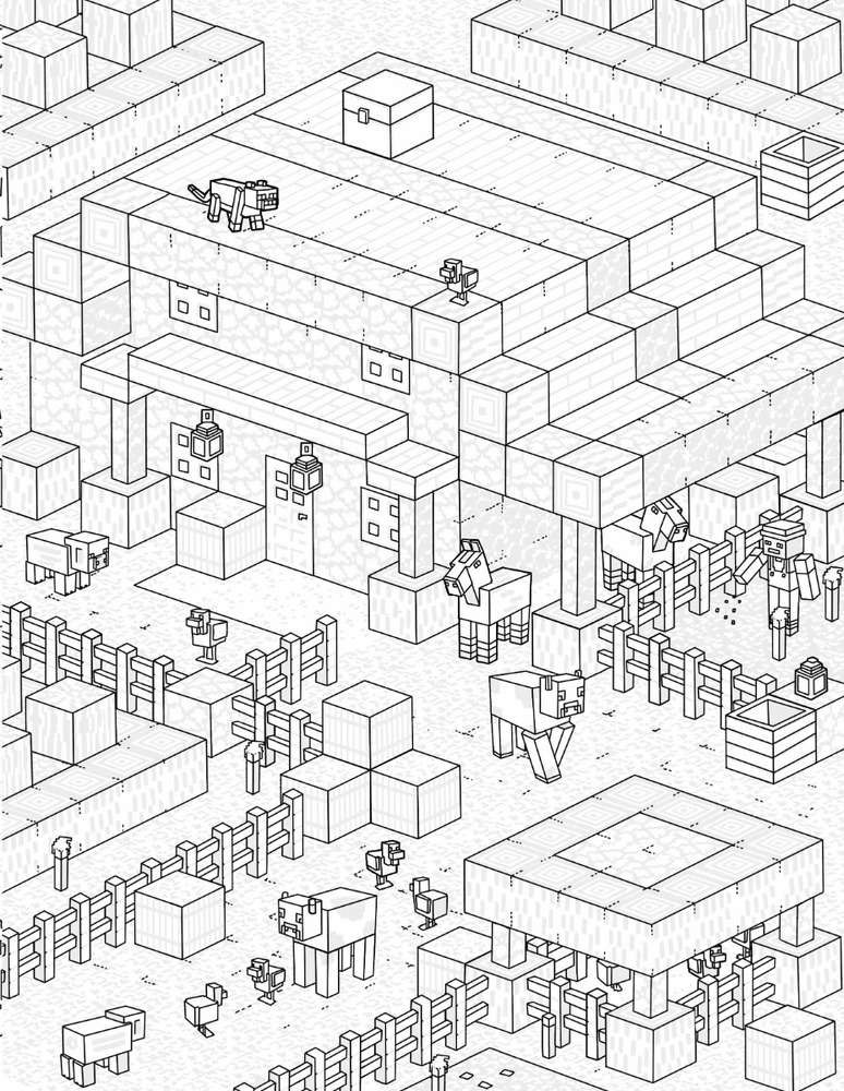 Книга Minecraft Офіційна розмальовка. Фото 8