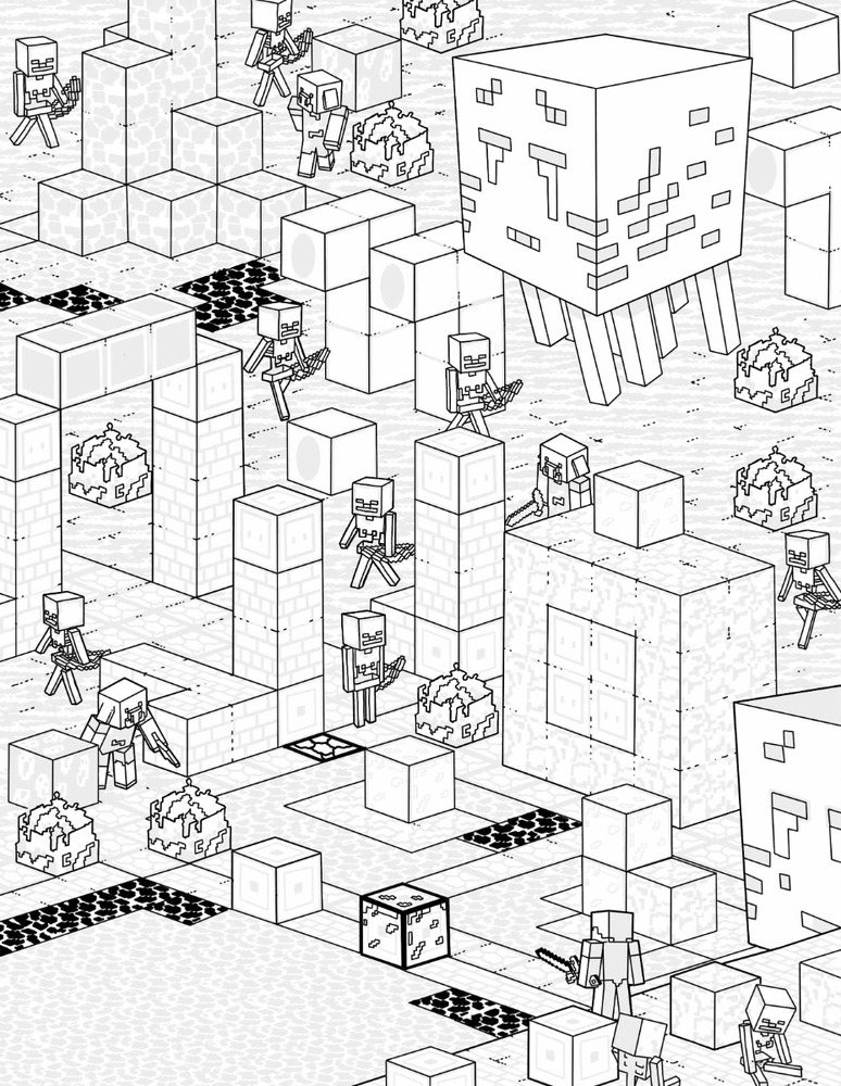 Книга Minecraft Офіційна розмальовка. Фото 13