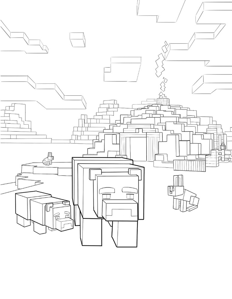 Книга Minecraft Офіційна розмальовка пригод. Фото 10