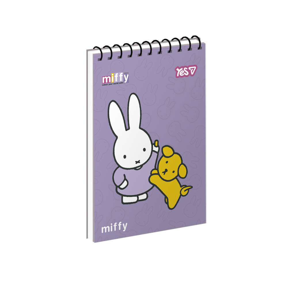 Зошит для записів Yes Miffy: Little Joy одинарна спіраль А7/80 аркушів 152510
