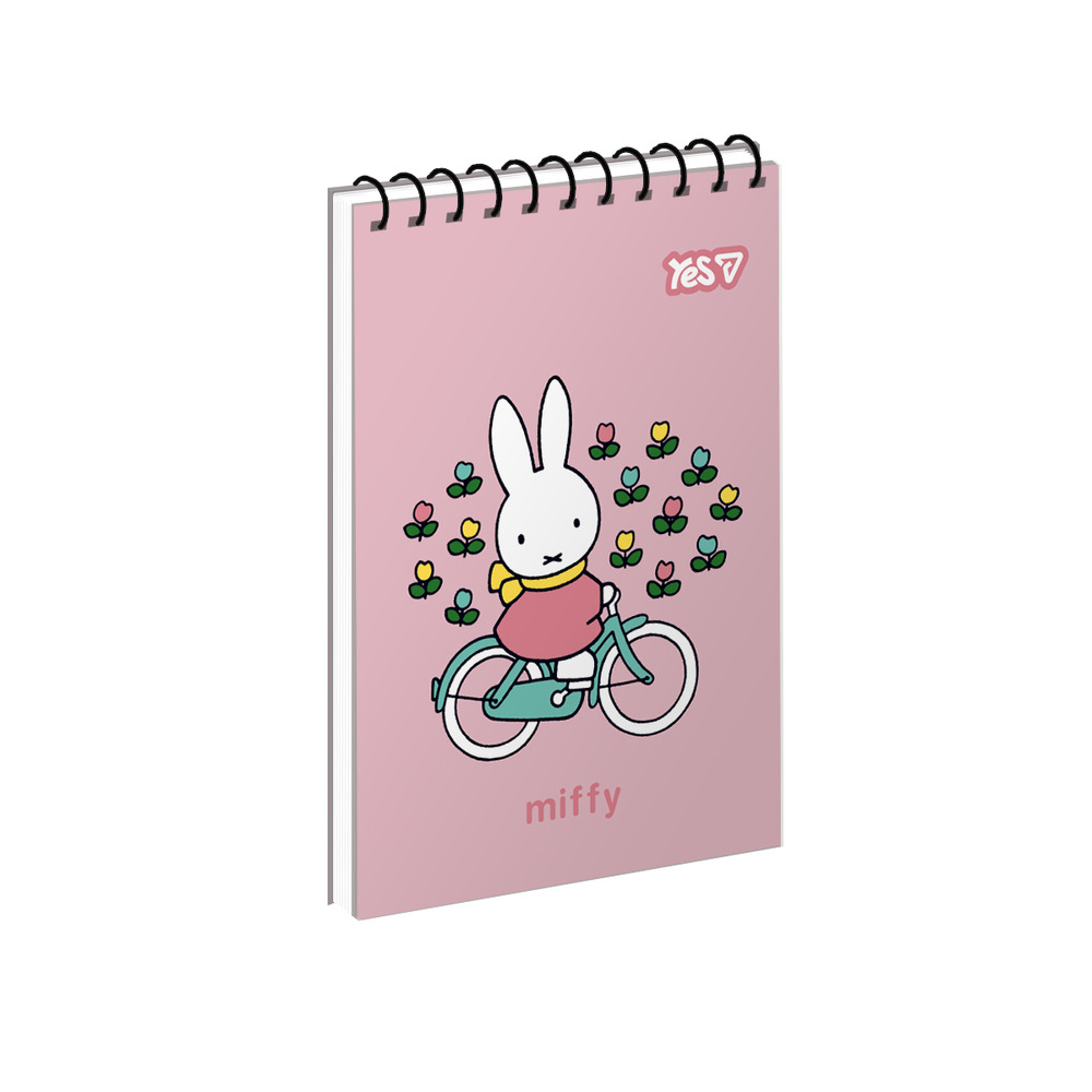 Зошит для записів Yes Miffy: Soft World одинарна спіраль А7/80 аркушів 152513