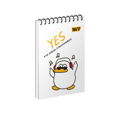 Зошит для записів Yes Yes, I Can одинарна спіраль А7/80 аркушів 152528