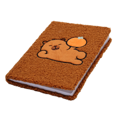 Блокнот ZiBi плюшевий CAPYBARA 10, А5, 80 аркушів, клітинка, асорті ZB.700024. Фото 8