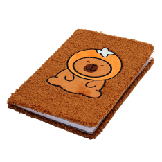 Блокнот ZiBi плюшевий CAPYBARA 10, А5, 80 аркушів, клітинка, асорті ZB.700024. Фото 6