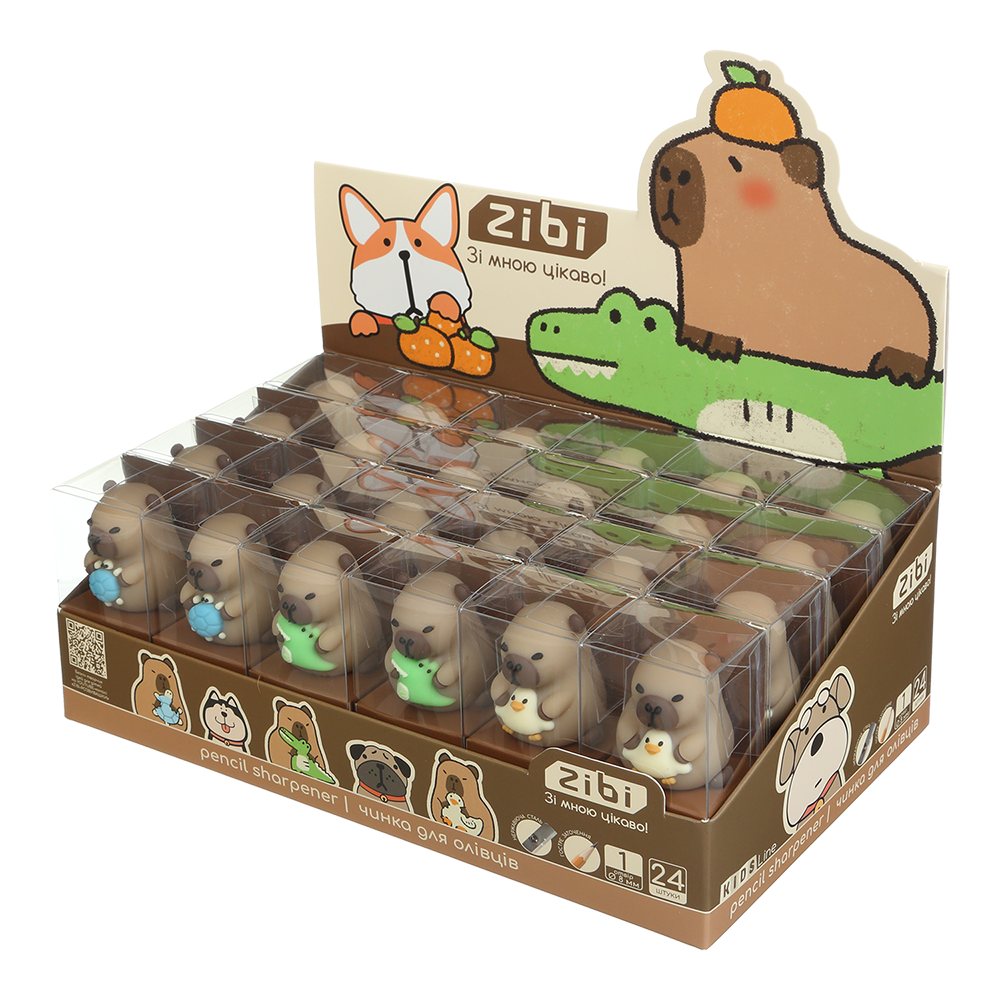 Чинка ZiBi фігурка Funny Animals Capybara ZB.5599 