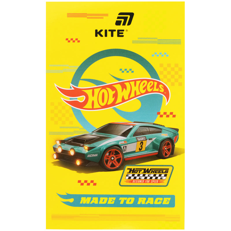Блокнот-планшет Kite Hot Wheels HW26-195, A6, 50 аркушів, нелінований. Фото 7