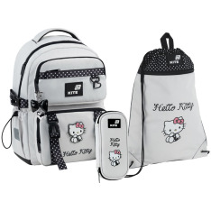 Шкільний набір Kite Education Hello Kitty (рюкзак, пенал, сумка) SET_HK26-1022M
