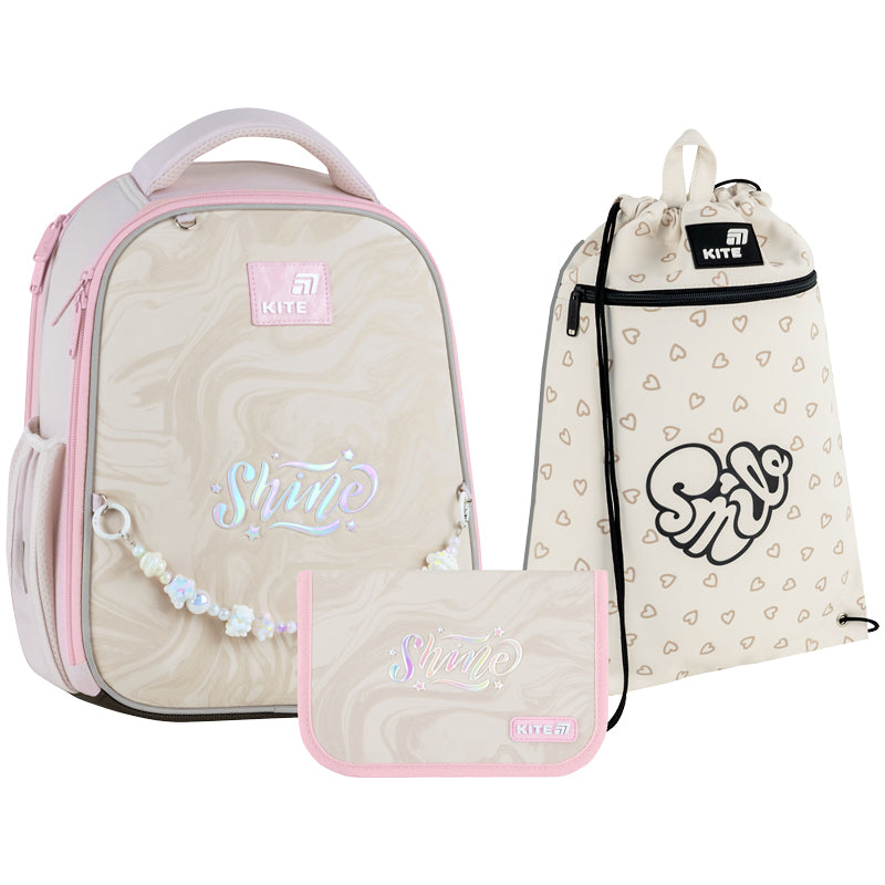 Шкільний набір Kite Education Dazzling (рюкзак, пенал, сумка) SET_K26-555S-2