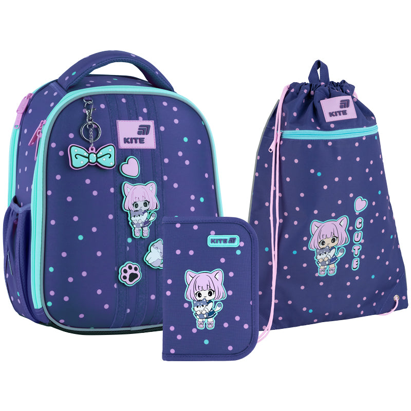 Шкільний набір Kite Education Be Friends (рюкзак, пенал, сумка) SET_K26-555S-3