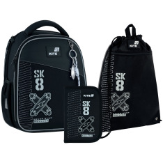 Шкільний набір Kite Education Skate (рюкзак, пенал, сумка) SET_K26-555S-7