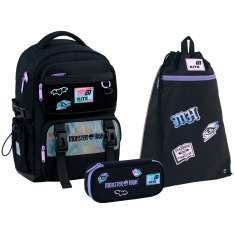 Шкільний набір Kite Education Monster High (рюкзак, пенал, сумка) SET_MH26-1022M